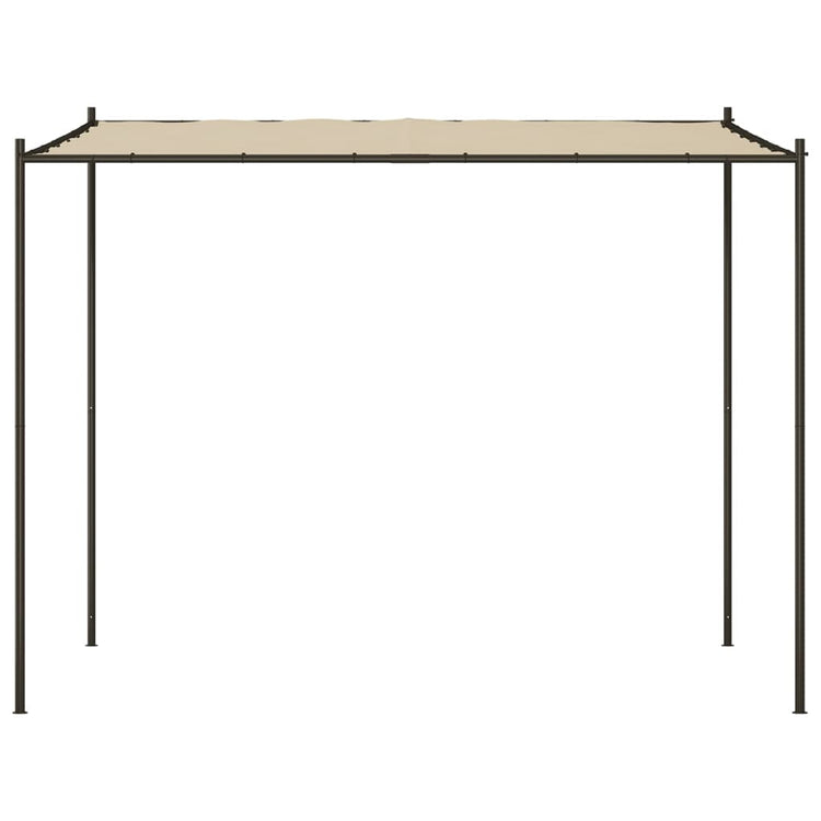 Vidaxl Arbor 3x3 m 180 g m² Stoff und Stahl beige