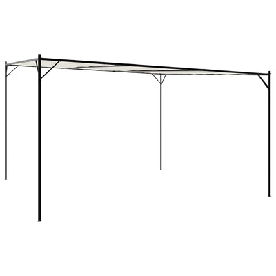 Vidaxl Arbor 4x4 m 180 g m² Stoff und Stahlweiß
