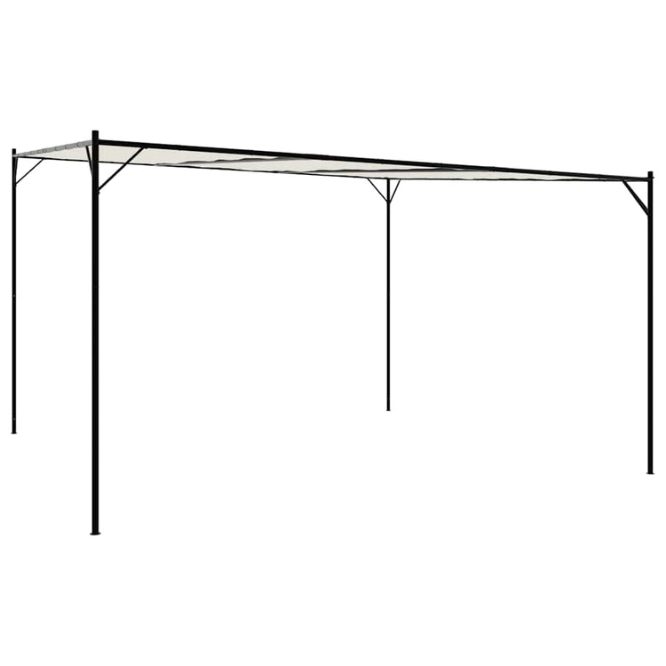 Vidaxl Arbor 4x4 m 180 g m² Stoff und Stahlweiß