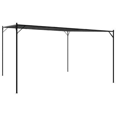 Vidaxl -Arbor 4x4 m 180 g m² Stoff und Stahl -Anthrazit -geläutet