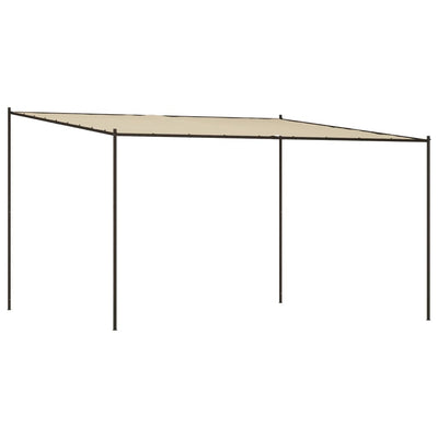 Vidaxl Arbor 4x4 m 180 g m² Stoff und Stahl Beige