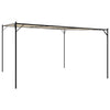 Vidaxl Arbor 4x4 m 180 g m² Stoff und Stahl Beige