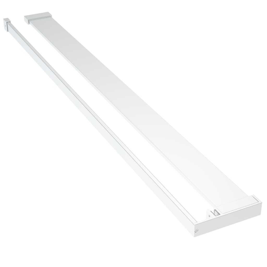 Vidaxl Walkschep für Gehen -In -Duschwand 80 cm Aluminium Chrom -gelenkt