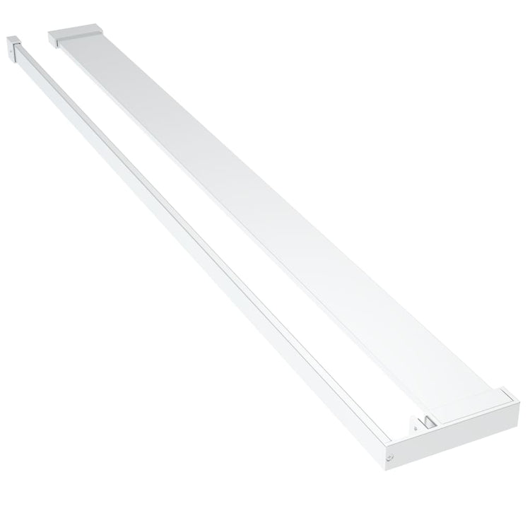 Vidaxl Walkschep für Gehen -In -Duschwand 80 cm Aluminium Chrom -gelenkt