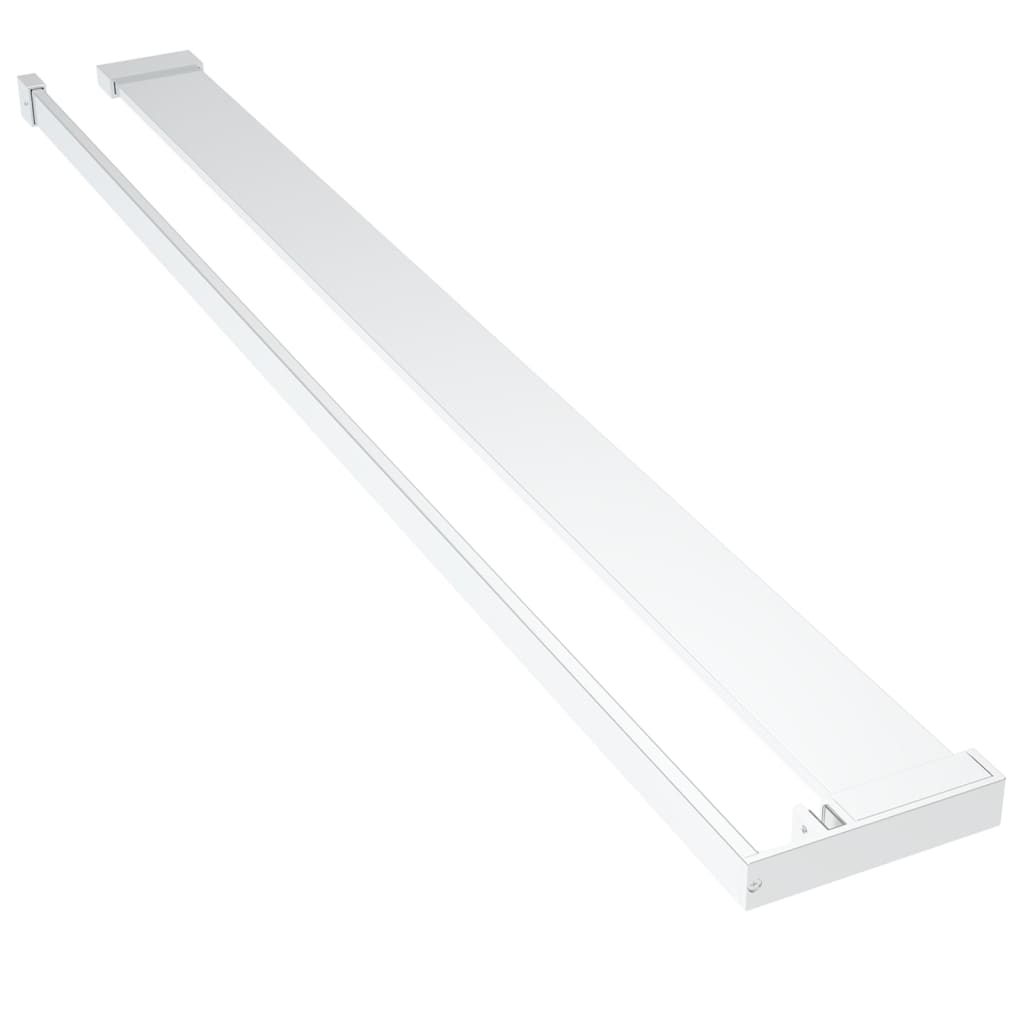 Vidaxl Walkschep für Gehen -In -Duschwand 100 cm Aluminium Chrom -Anter