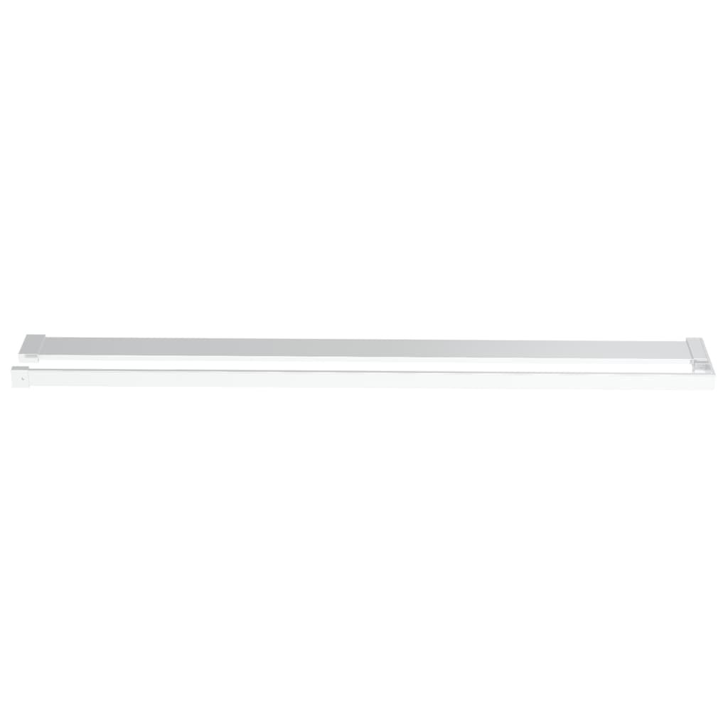 Vidaxl Walkschop für Walk -In -Duschwand 115 cm Aluminiumchrom -Colored