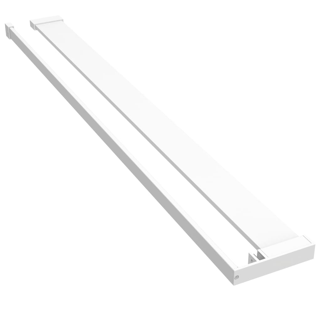 Vidaxl Walkschep für Gehen -in Duschwand 80 cm Aluminium Weiß