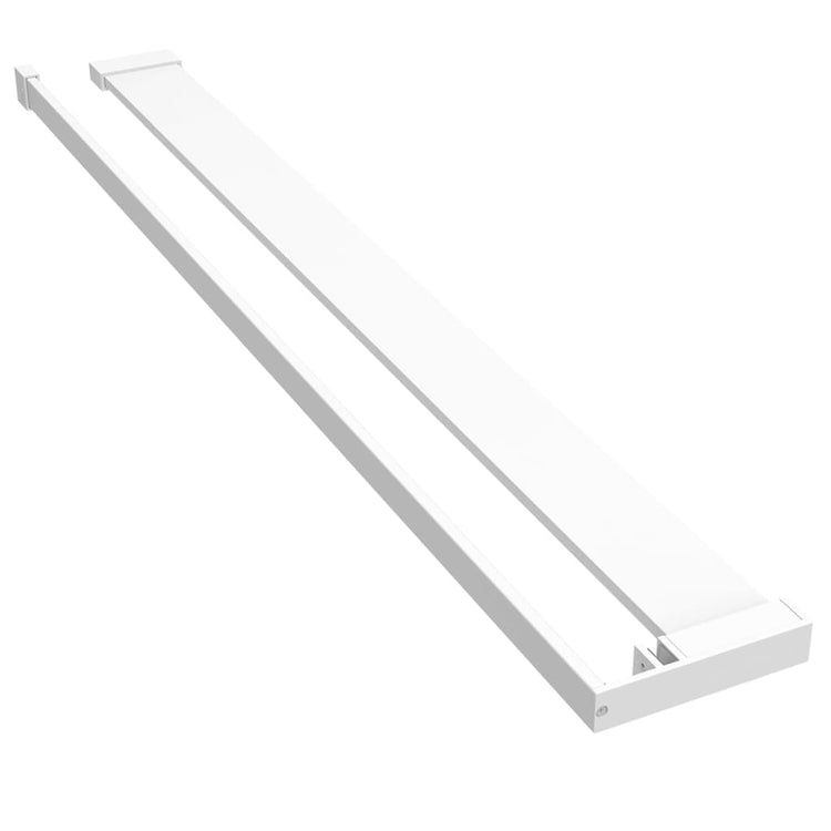 Vidaxl Walkschep für Gehen -in Duschwand 90 cm Aluminium Weiß