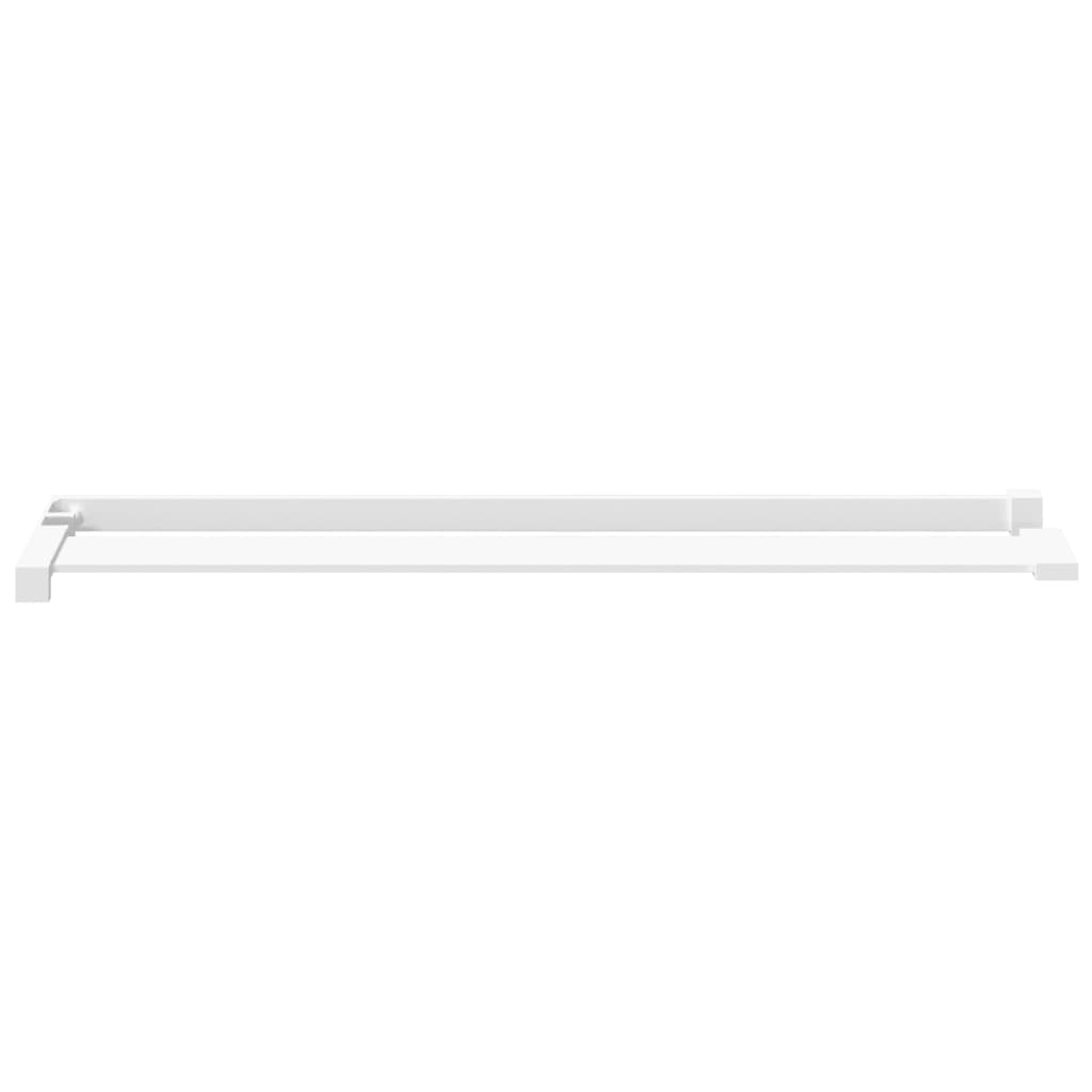 Vidaxl Walkschep für Gehen -in Duschwand 90 cm Aluminium Weiß