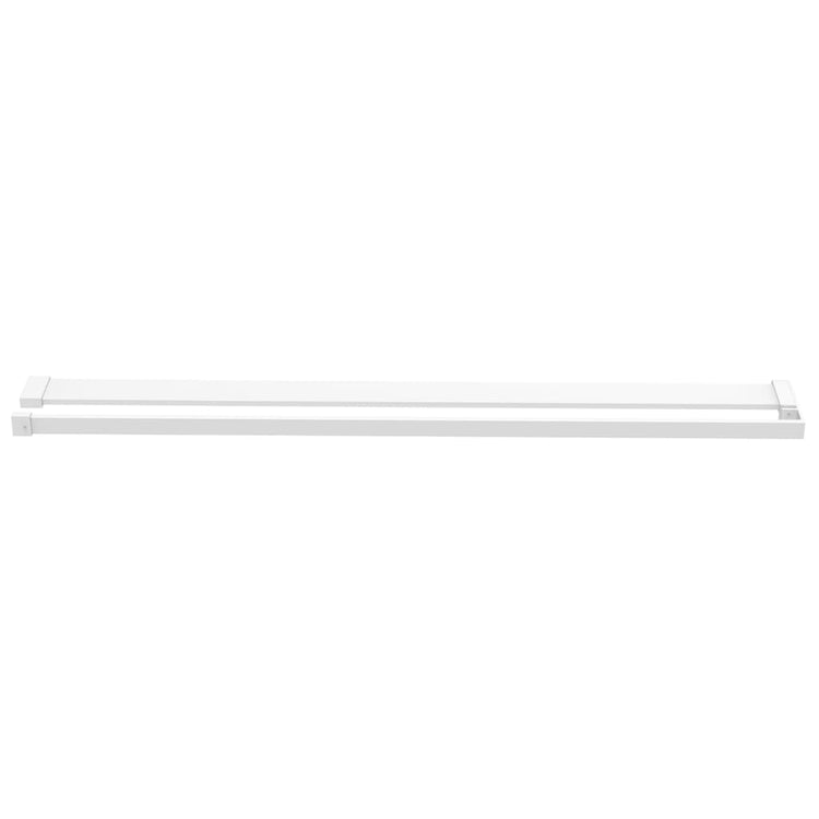 Vidaxl Walkschep für Gehen -in Duschwand 115 cm Aluminium Weiß