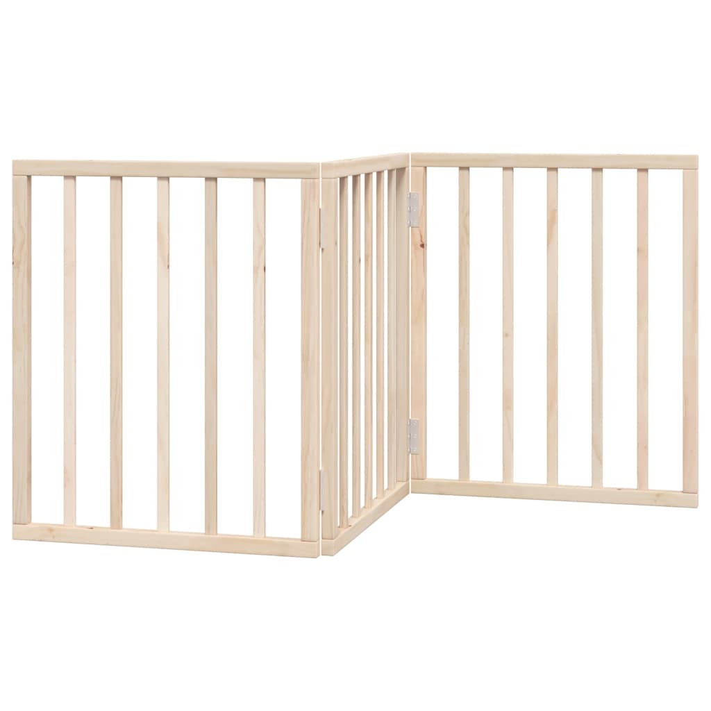 Vidaxx faltbares Hundegitter 3 Paneele 150 cm Pappelholz