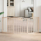 Vidaxl Hundezaun zusammenklappbar 3 Panels 150 cm Pappelholz - afbeelding 1