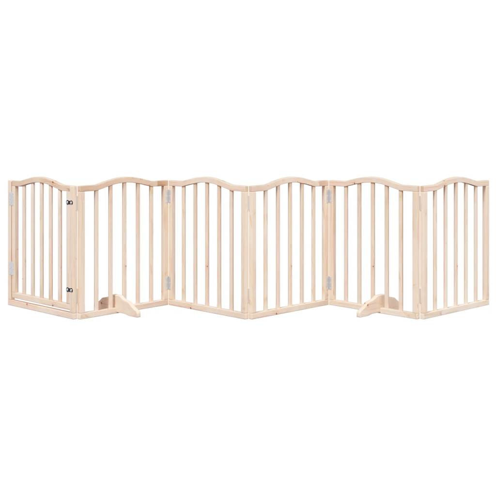 Vidaxx faltbares Hundegitter 6 Paneele 300 cm Pappelholz
