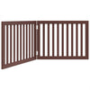 Vidaxl Hundezaun zusammenklappbar 2 Paneele 160 cm Pappelholz braun