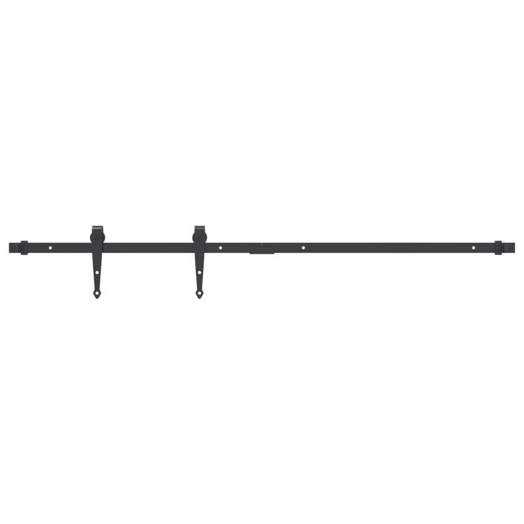 VIDAXL -Suspension für Mini -Skiver -Tür 122 cm Kohlenstoffstahl Schwarz