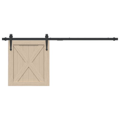 VIDAXL -Suspension für Mini -Skiver -Tür 122 cm Kohlenstoffstahl Schwarz