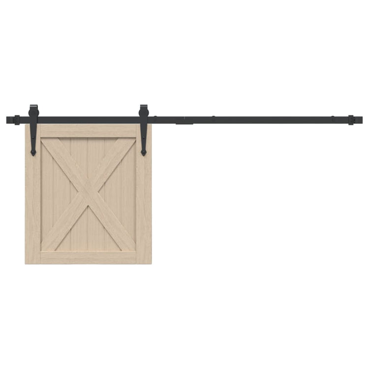 VIDAXL -Suspension für Mini -Skiver -Tür 122 cm Kohlenstoffstahl Schwarz