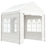 Vidaxl -Laube mit Dach 2,28x2,23x2,69 m Polyethylenweiß - afbeelding 2