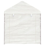 Vidaxl -Laube mit Dach 2,28x2,23x2,69 m Polyethylenweiß - afbeelding 3