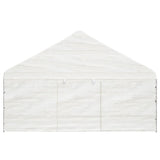 Vidaxl -Laube mit Dach 5.88x2,23x3,75 m Polyethylenweiß - afbeelding 3