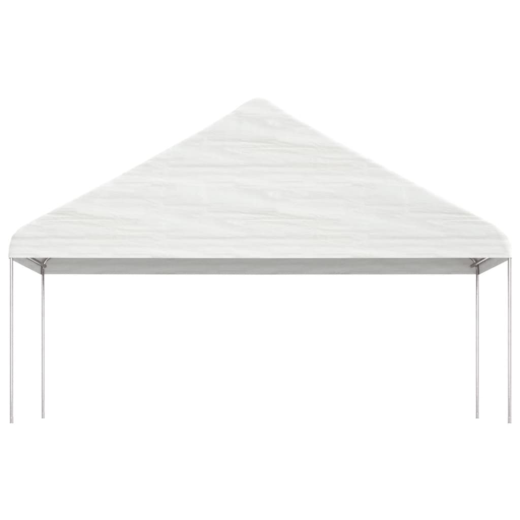 Vidaxx Pavillon mit Dach 5,88x2,23x3,75 m Polyethylen weiß