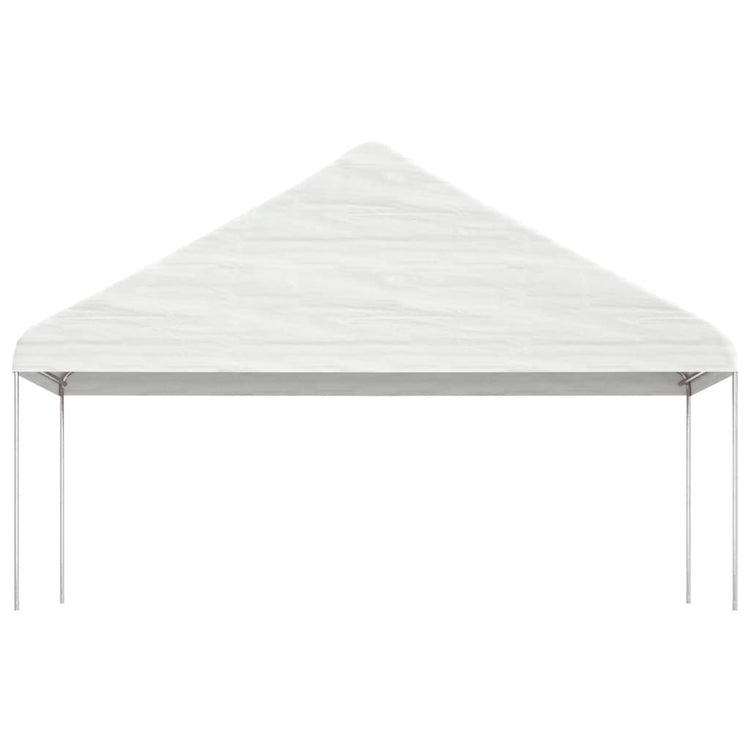 Vidaxx Pavillon mit Dach 5,88x2,23x3,75 m Polyethylen weiß