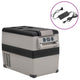 Vidaxl Cool Box mit Griff und Adapter 55 l PP PE schwarz und grau