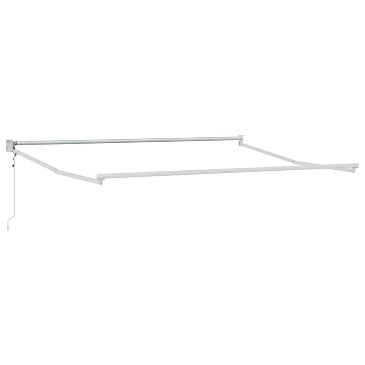 Vidaxx Faltsonnenschirm weiß 350 x 250 cm Aluminium