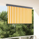 Vidaxl Rollgordijn mit orangefarbenem 180 x 250 cm großem Aluminium-Stoff