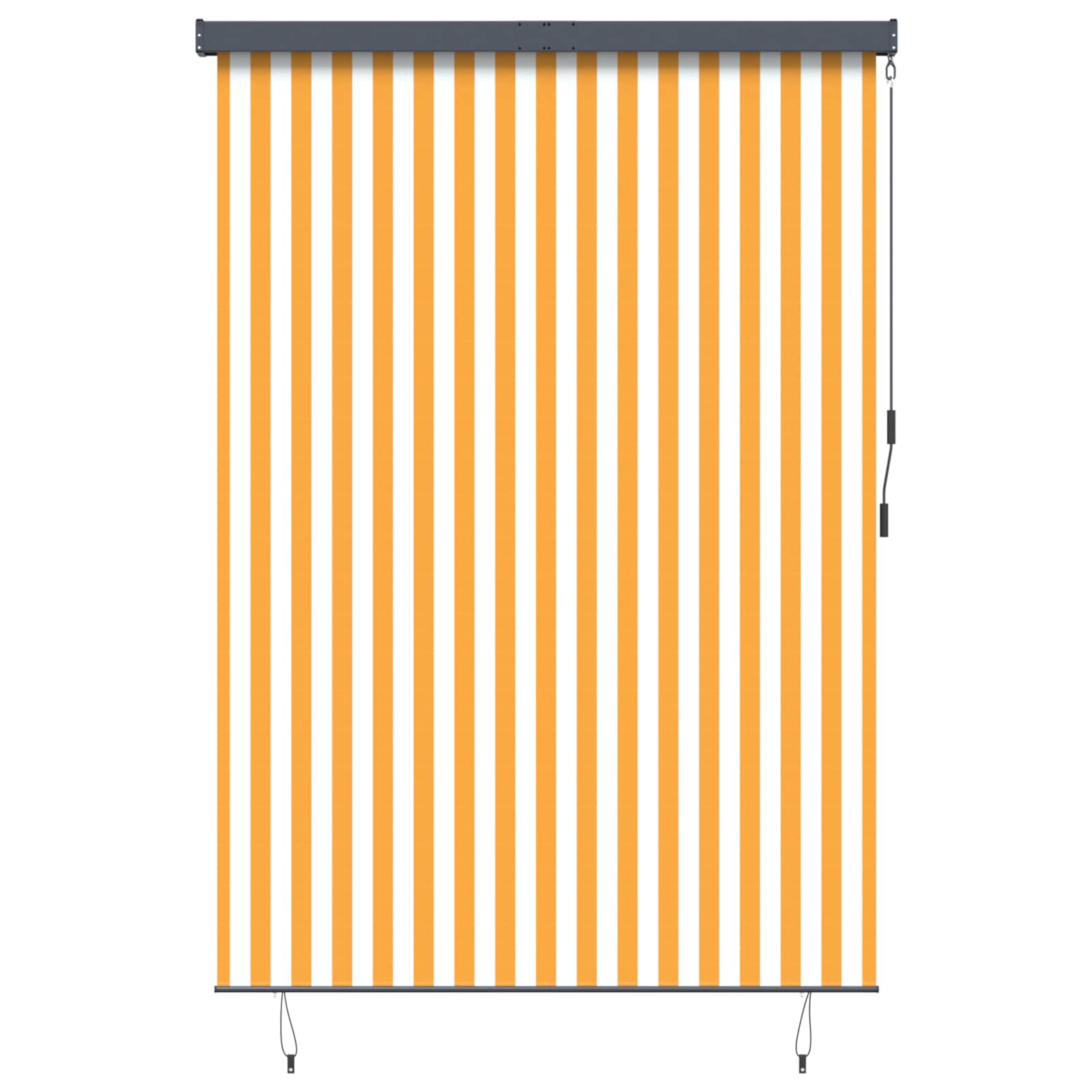 Vidaxl Rollgordijn mit orangefarbenem 180 x 250 cm großem Aluminium-Stoff
