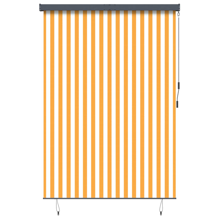 Vidaxl Rollgordijn mit orangefarbenem 180 x 250 cm großem Aluminium-Stoff