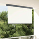 Vidaxxl Rollo mit Vorhängen Creme 180 x 250 cm Stoff und Aluminium