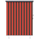 Vidaxxl Rollo Orange und Braun 200 x 250 cm Stoff und Aluminium
