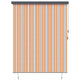 Vidaxxl Rollo Gelb und Blau 200 x 250 cm Stoff und Aluminium