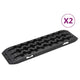 Vidaxl Grippates 2 ST 106x30,5x7 cm Nylonschwarz