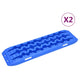 Vidaxl -Griffplatten 2 PCs 106x30,5x7 cm Nylonblau