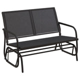 VIDAXL -Schiebfalle 120.5x76x86,5 cm Textilfolie und Stahlschwarz - afbeelding 2