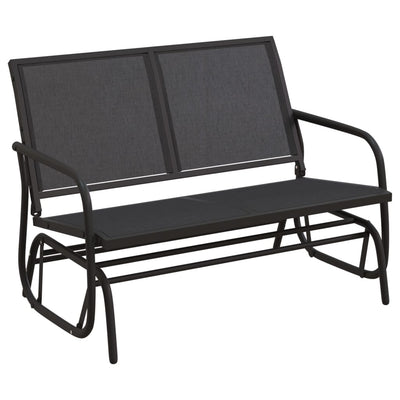 VIDAXL -Schiebfalle 120.5x76x86,5 cm Textilfolie und Stahlschwarz