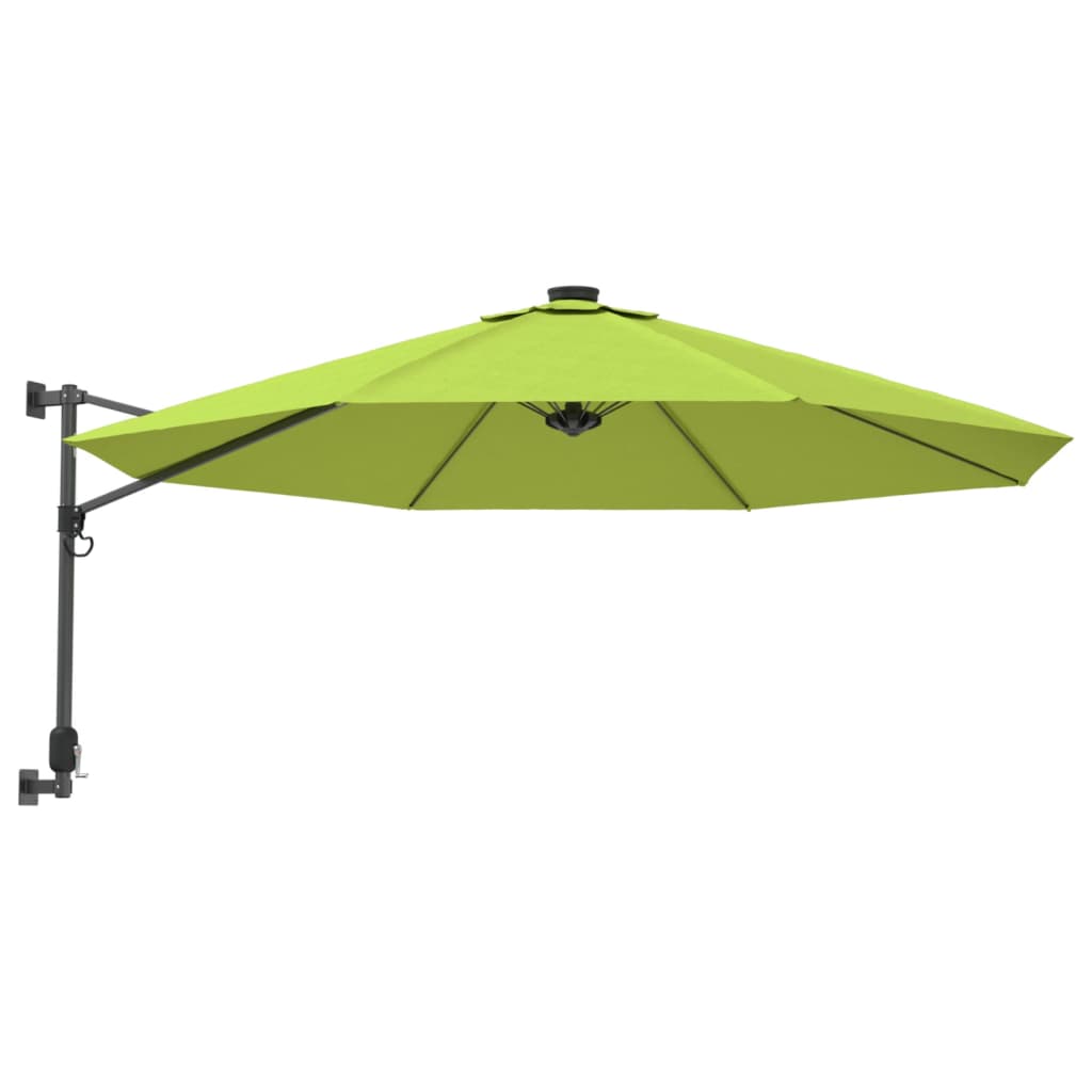 Vidaxl Wand Parasol 290 cm Apfelgrün