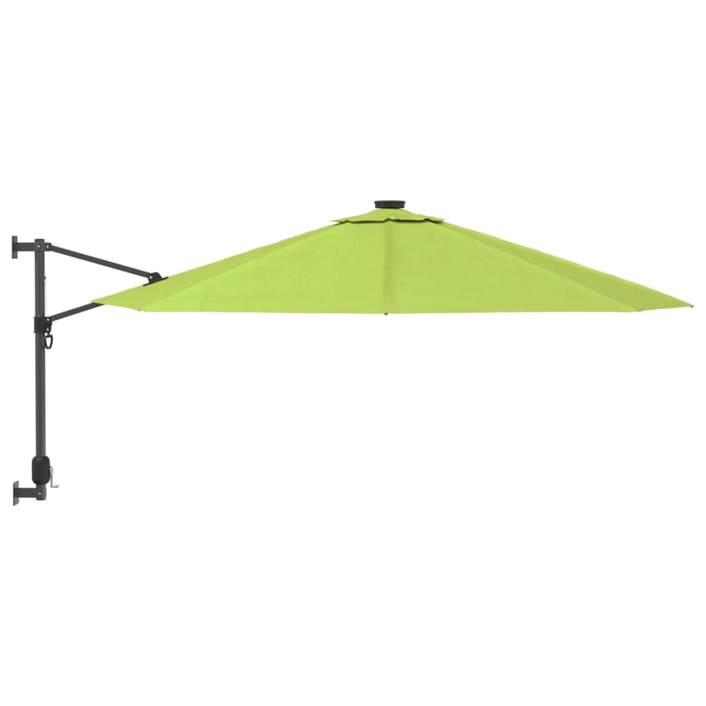 Vidaxl Wand Parasol 290 cm Apfelgrün