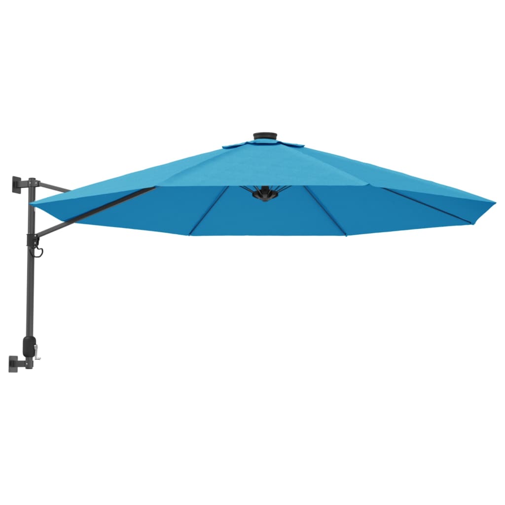 Vidaxl Wand Parasol 290 cm Seeblau