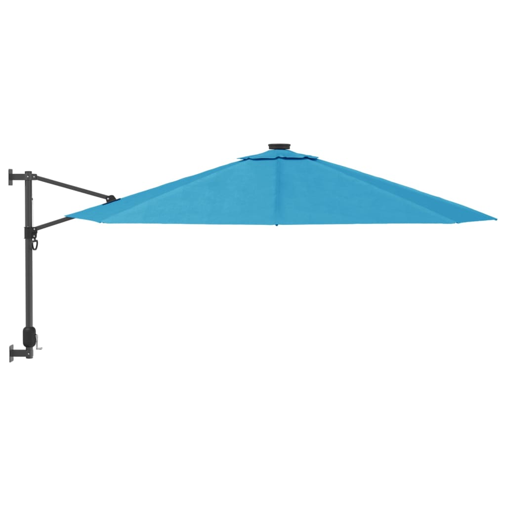 Vidaxl Wand Parasol 290 cm Seeblau