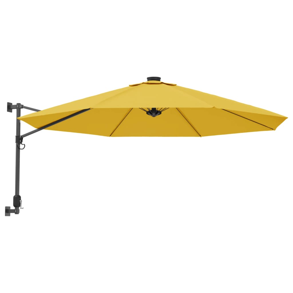 Vidaxl Wandparasol 290 cm Gelb
