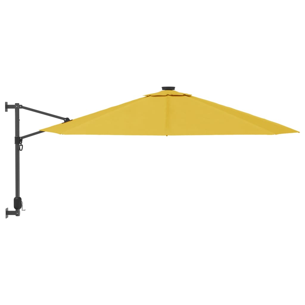 Vidaxl Wandparasol 290 cm Gelb