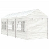 Vidaxl -Laube mit Dach 6,69x2,28x2,69 m Polyethylenweiß - afbeelding 1