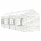 Vidaxl -Laube mit Dach 8,92x2,28x2,69 m Polyethylenweiß - afbeelding 2