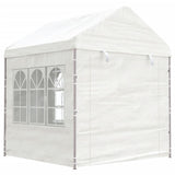 Vidaxl -Laube mit Dach 11.15x2,28x2,69 m Polyethylenweiß - afbeelding 3