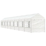 Vidaxl -Laube mit Dach 17,84x2,28x2,69 m Polyethylenweiß - afbeelding 1