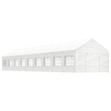 Vidaxl -Laube mit Dach 20.07x4.08x3,22 m Polyethylenweiß - afbeelding 1