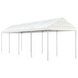 Vidaxl -Laube mit Dach 8,92x2,28x2,69 m Polyethylenweiß - afbeelding 1